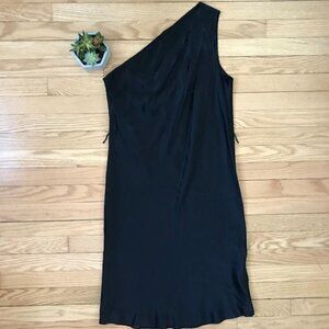 Banana Republic | Dresses | Nwt Banana Republic One Shoulder Black Velvet  Jumpsuit Size Medium | Poshmark